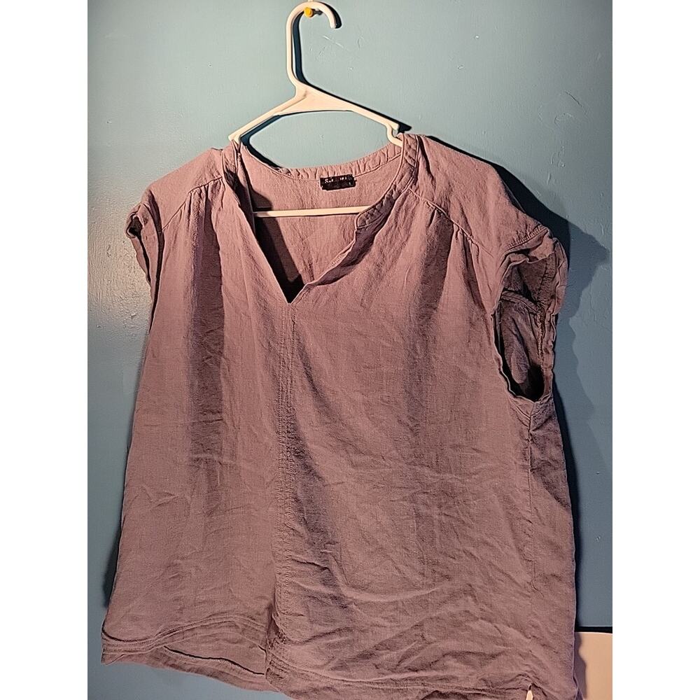 Splendid Womens Vintage Light Blue Sleeveless Tunic Size L